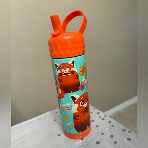 Walt Disney World Turning Red- Orange and Blue Water Bottle